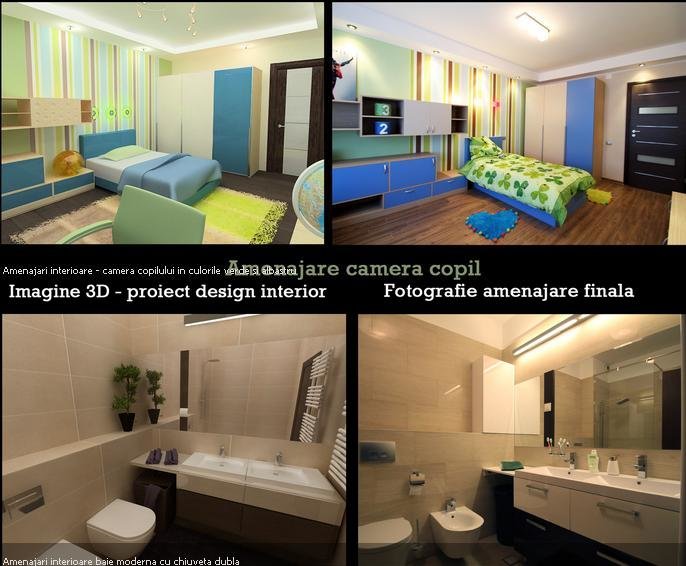 Amenajare cameră copil și baie