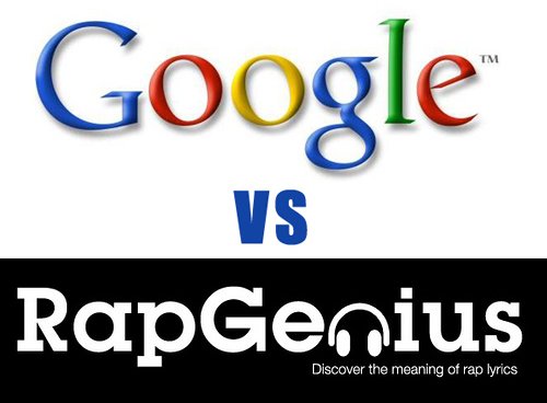 Google versus Rap Genius